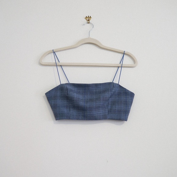 Tobi plaid crop top - Picture 2 of 5